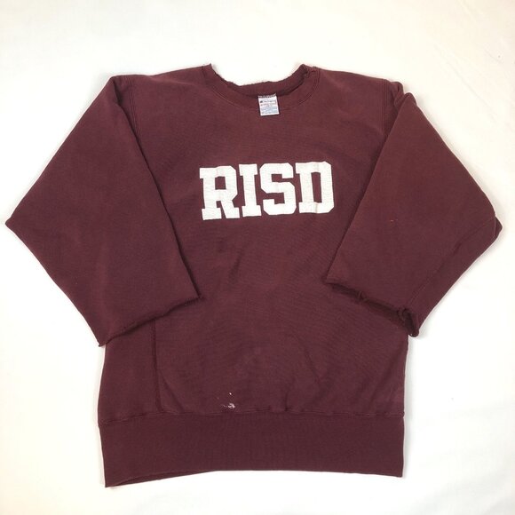 Vintage Champion RISD Rhode Island School Design Reverse Weave Crewneck Large - Picture 9 of 9